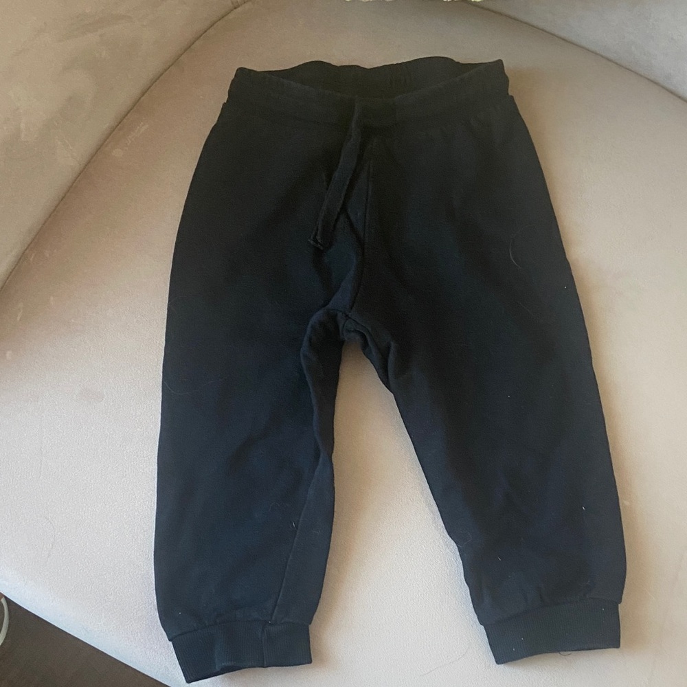 H&M Black Kids Sweat Joggers 18 mos